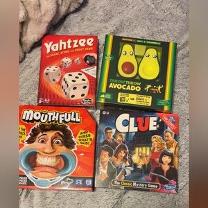 Four Brand New Board Games